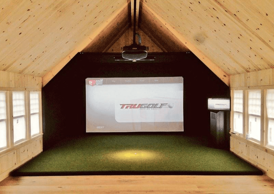 Dedicated Golf Simulator Room Finished