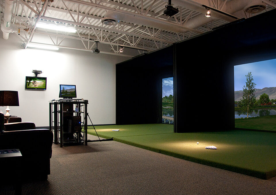 Golf Simulator Large Commercial Space