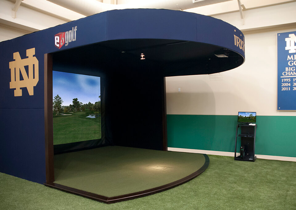 Golf Simulator Side View