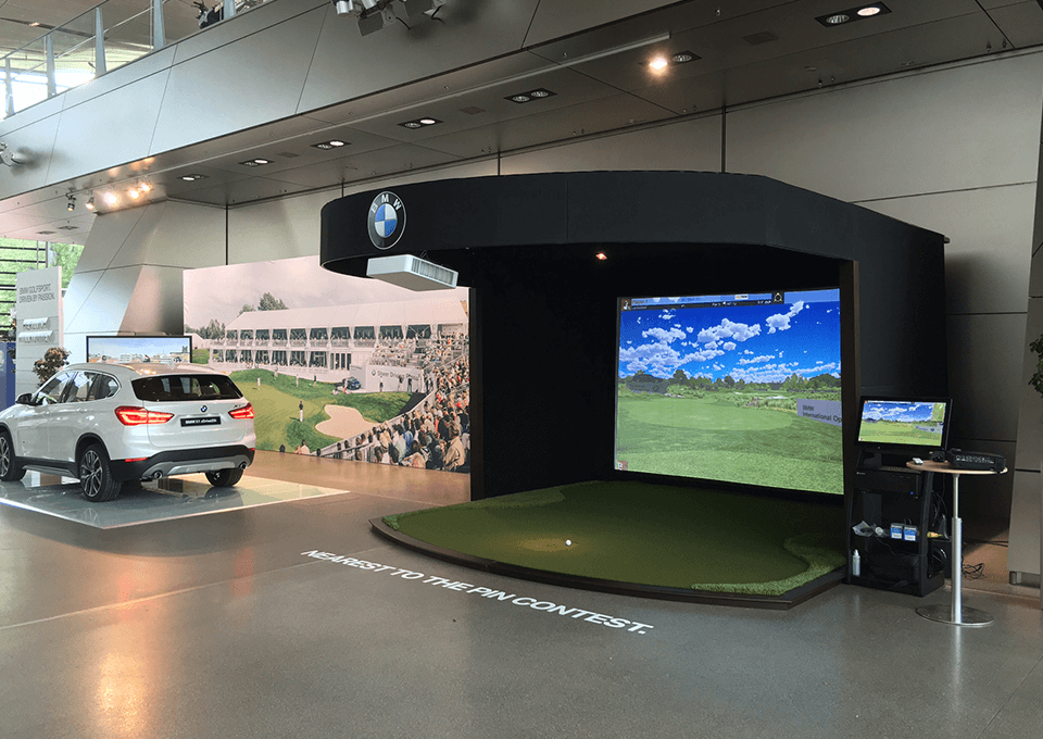 Golf Simulator in Dealership